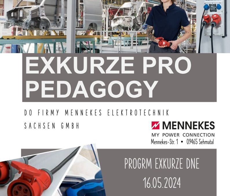16.5.2024, Exkurze pro pedagogy do firmy MENNEKES