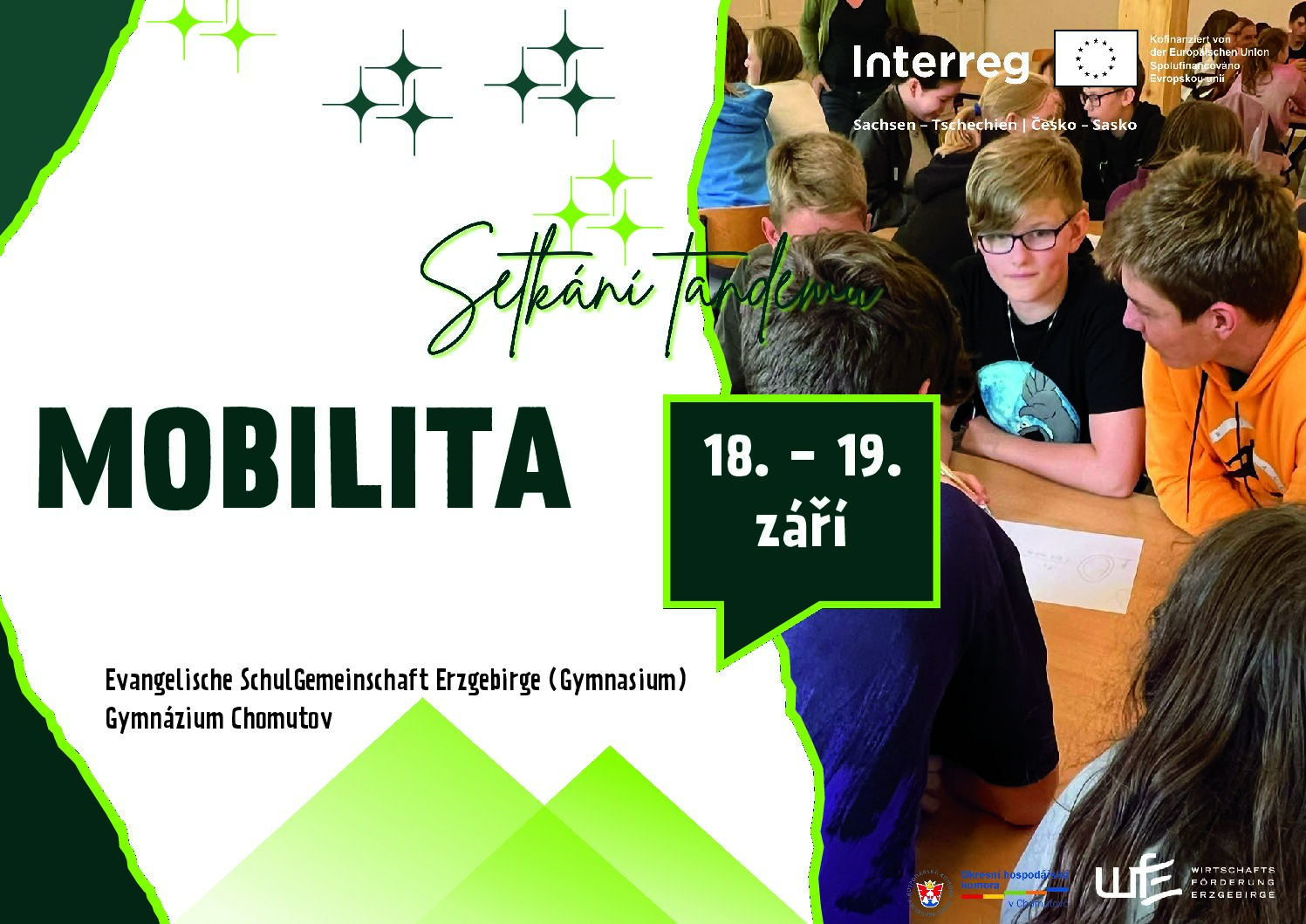 Setkání – Tandem Gymnázium Chomutov CZ – 18.-19.9.2025